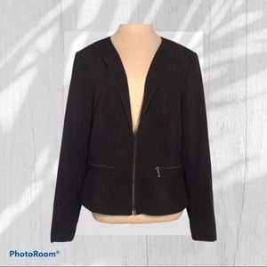 Calvin Klein Black Zip Up Jacket Medium